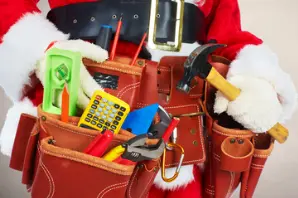 Shop Construction Themed Gifts » Construction-themed corporate holiday gifts with branded toolbox and treats