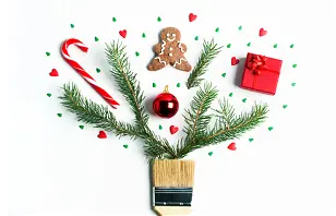 Shop Painter Themed Gifts » Painter-themed corporate holiday gifts with branded tools and decor
